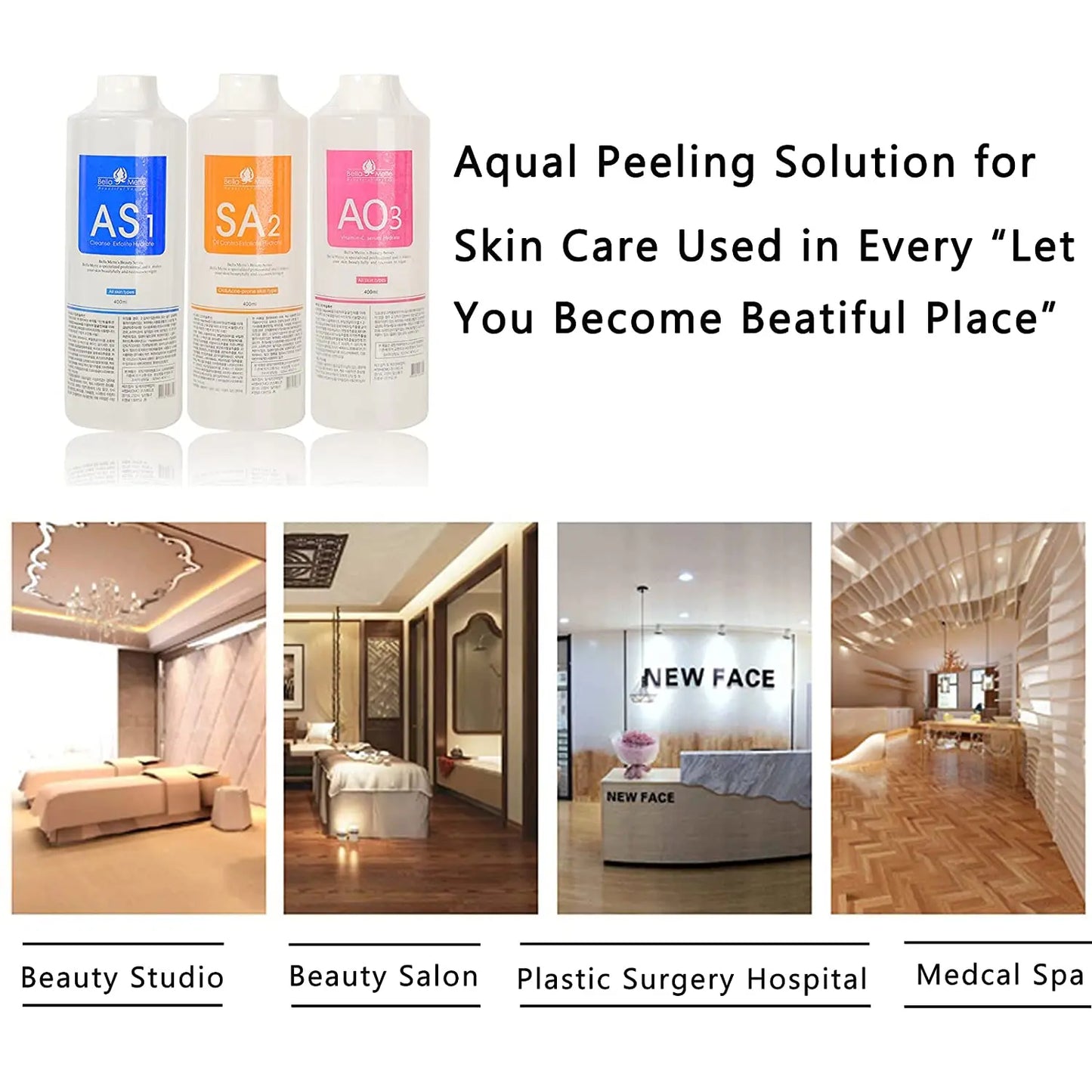 3PCS Hydra Liquid Face Serum – Aqua Peel Solution (1200ml)