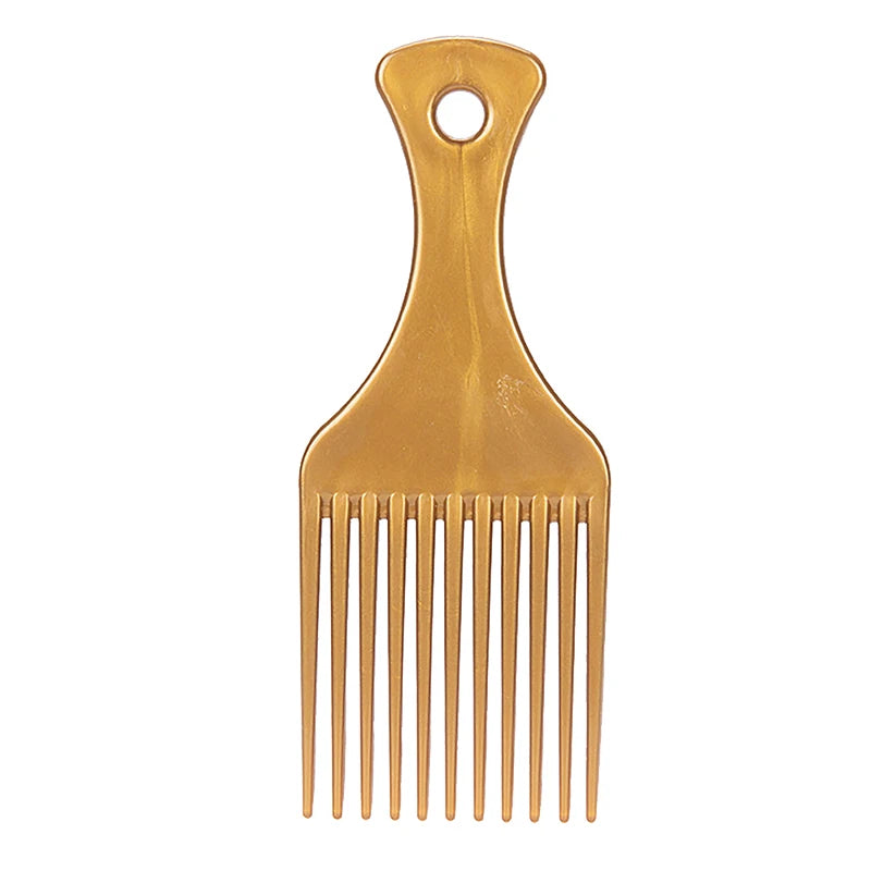 Wide Tooth Afro Pick Comb – Plastic Curly Hair Styling Tool