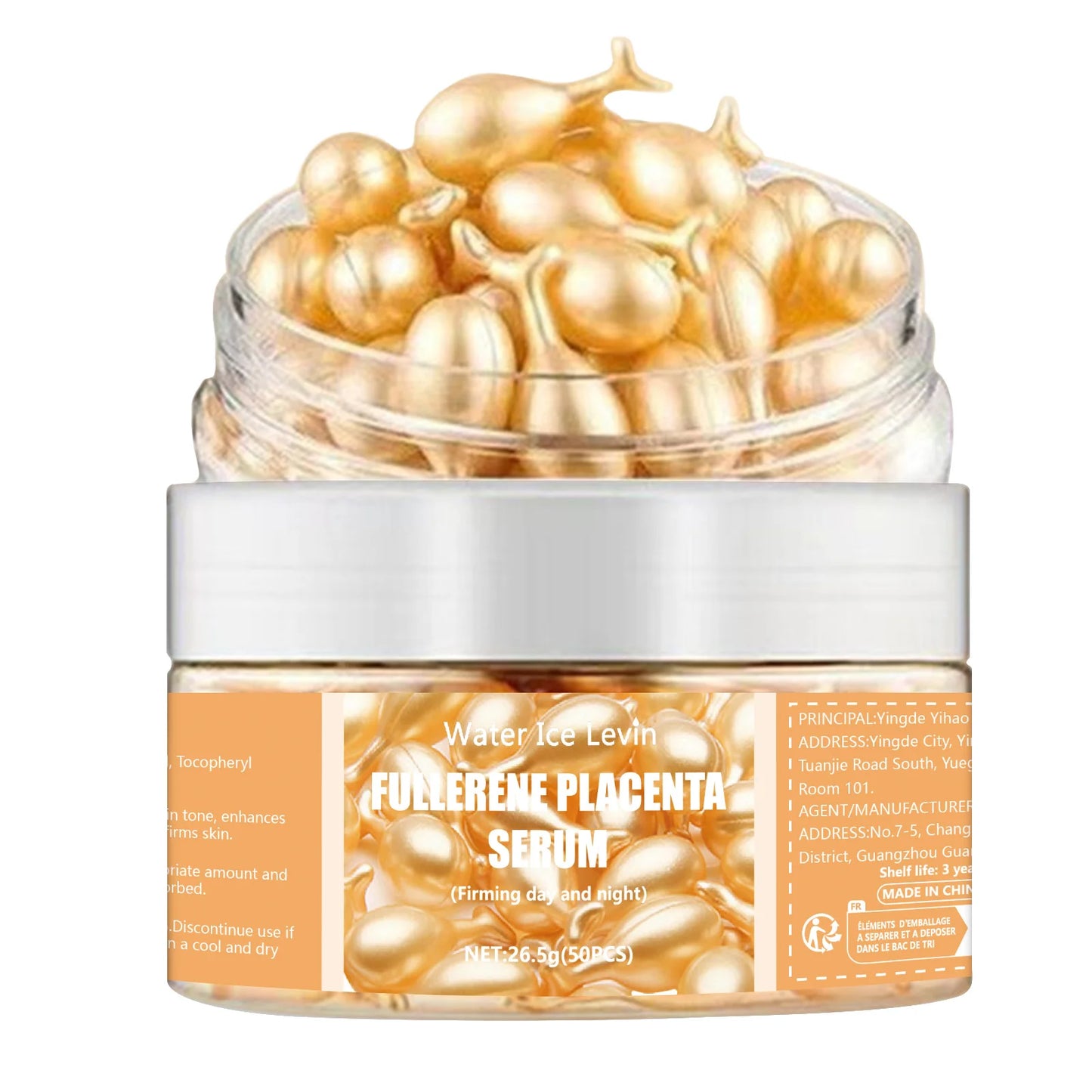 50PCS Collagen Face Serum Capsules – Anti-Wrinkle & Whitening