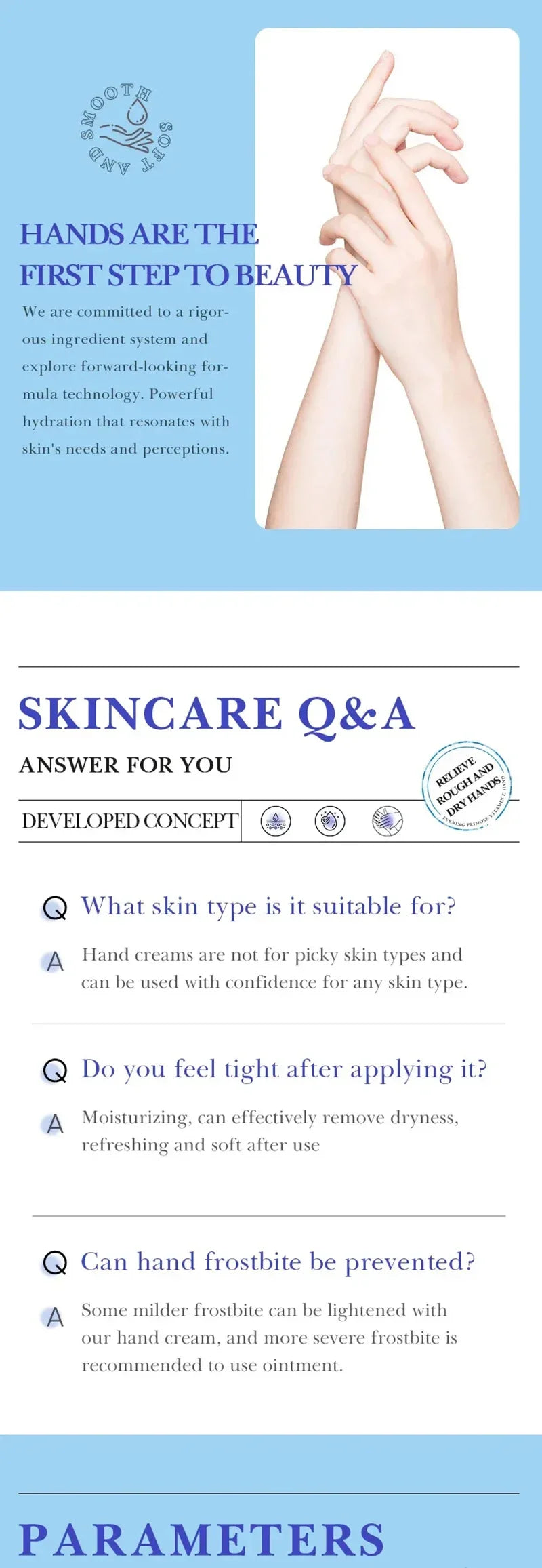 Whitening Hand Cream – Anti-Wrinkle & Repair Lotion
