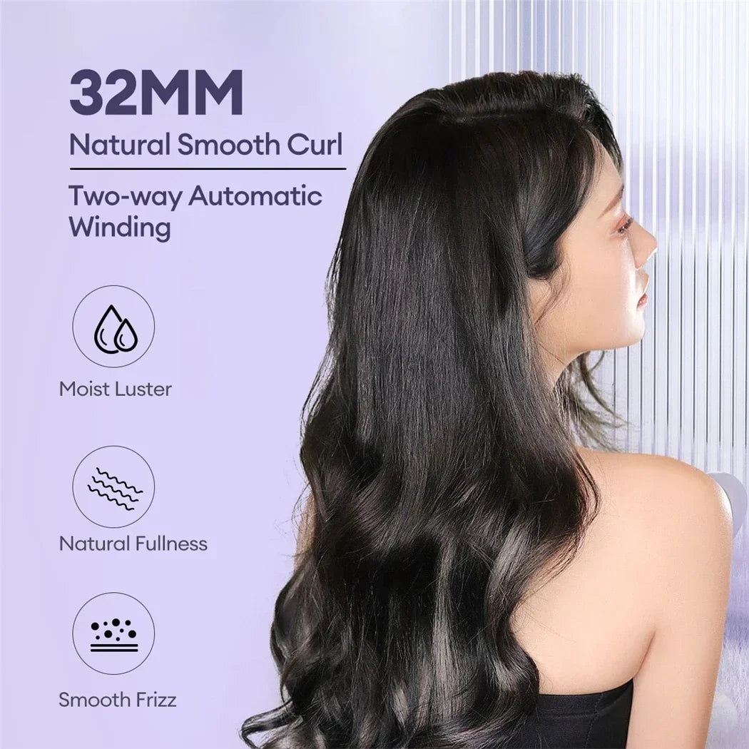 Automatic Curling Iron – 32mm Rotating Ceramic Hair Curler