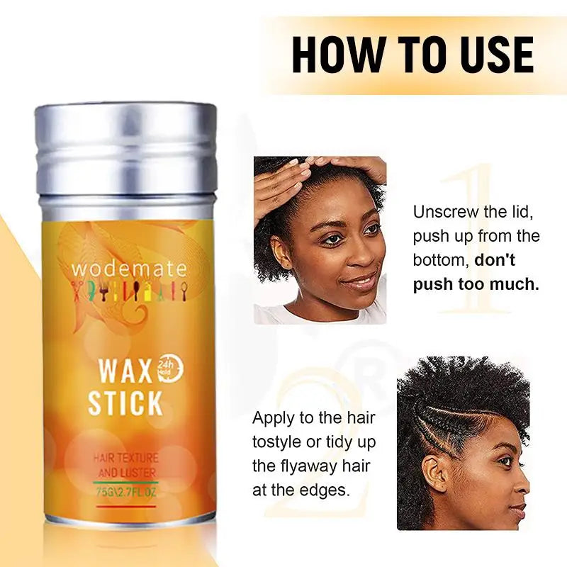 Wodemate Wax Stick – Wig & Edge Control, Anti-Frizz