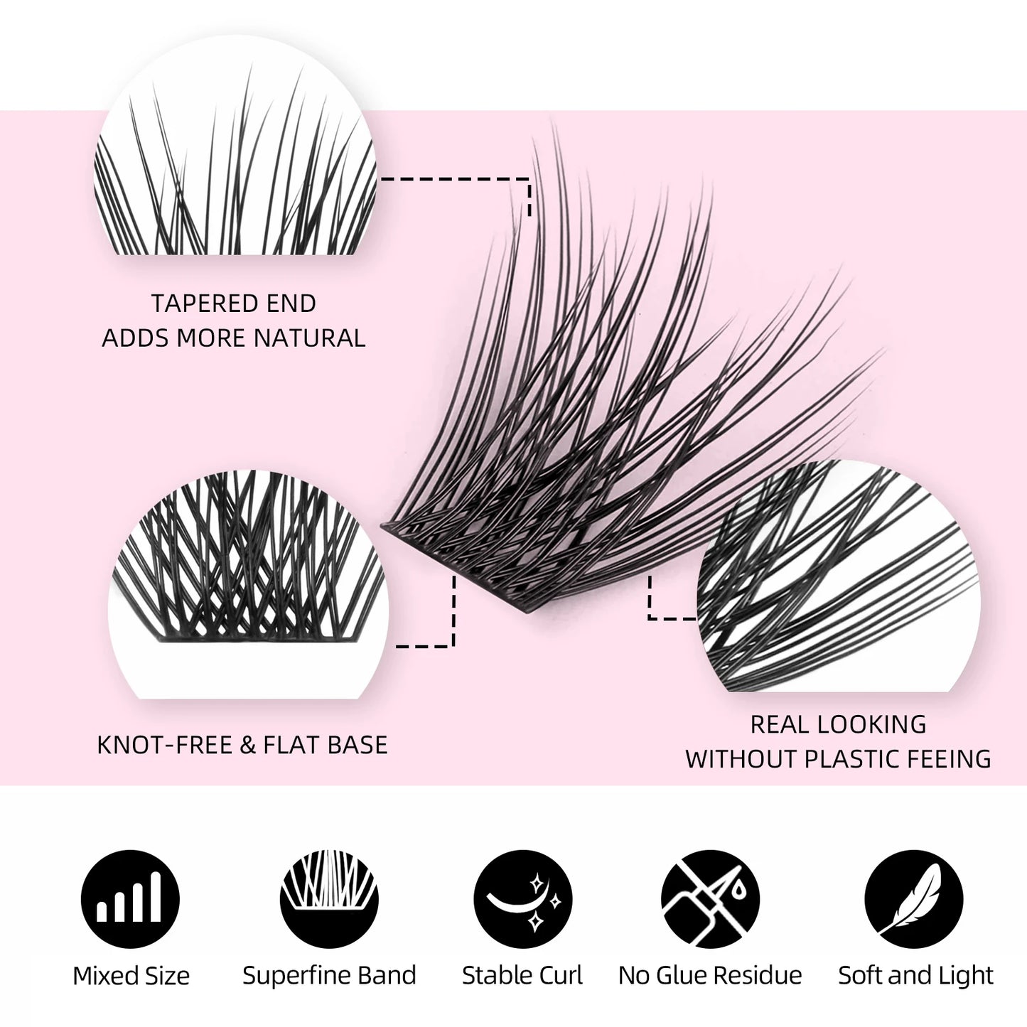 MASSCAKU DIY False Eyelash Kit