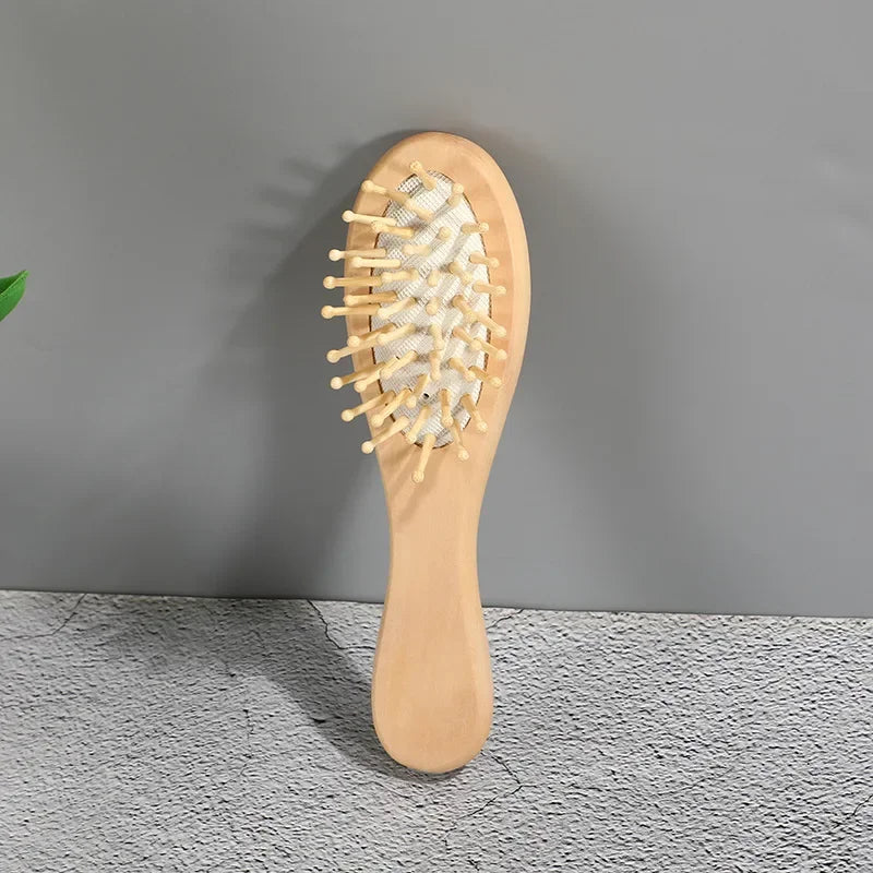 Bamboo Cushion Hair Brush – Scalp Massage Comb
