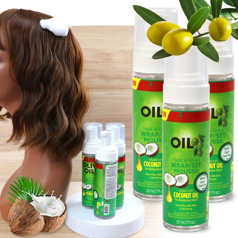 Curl Defining Foam – Olive Oil Wrap Mousse for Wigs
