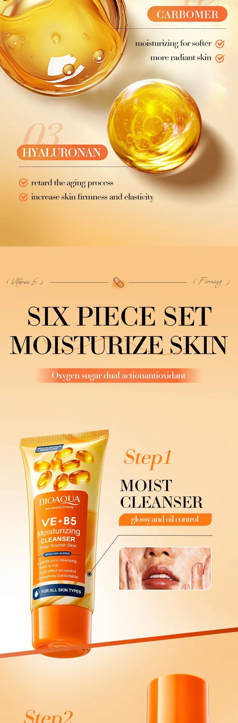 Vitamin EB5 Anti-Wrinkle Skincare Set – Firming & Lifting