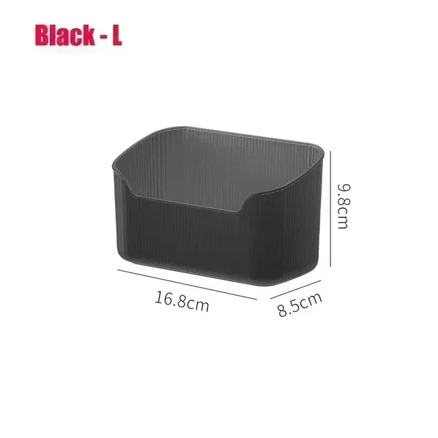 Matte Cosmetic Organizer Box – Makeup Storage Tray