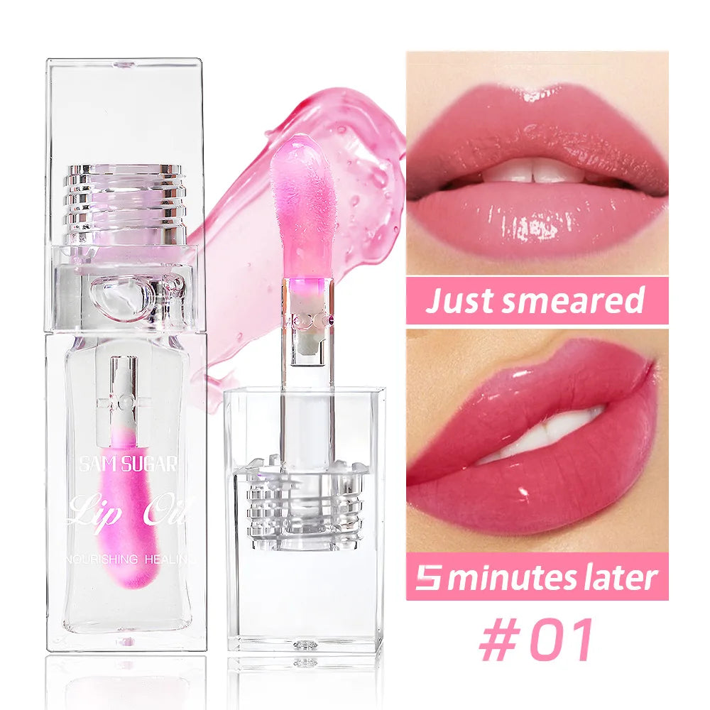 SAM SUGAR Lip Oil – Color Changing Moisturizing Gloss