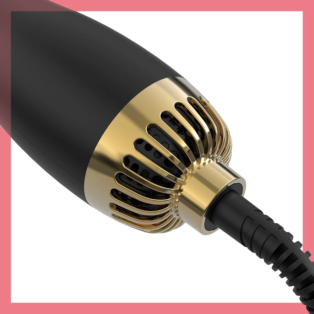 LISARPO Blowout Brush – Professional Hot Air Volumizer Styler