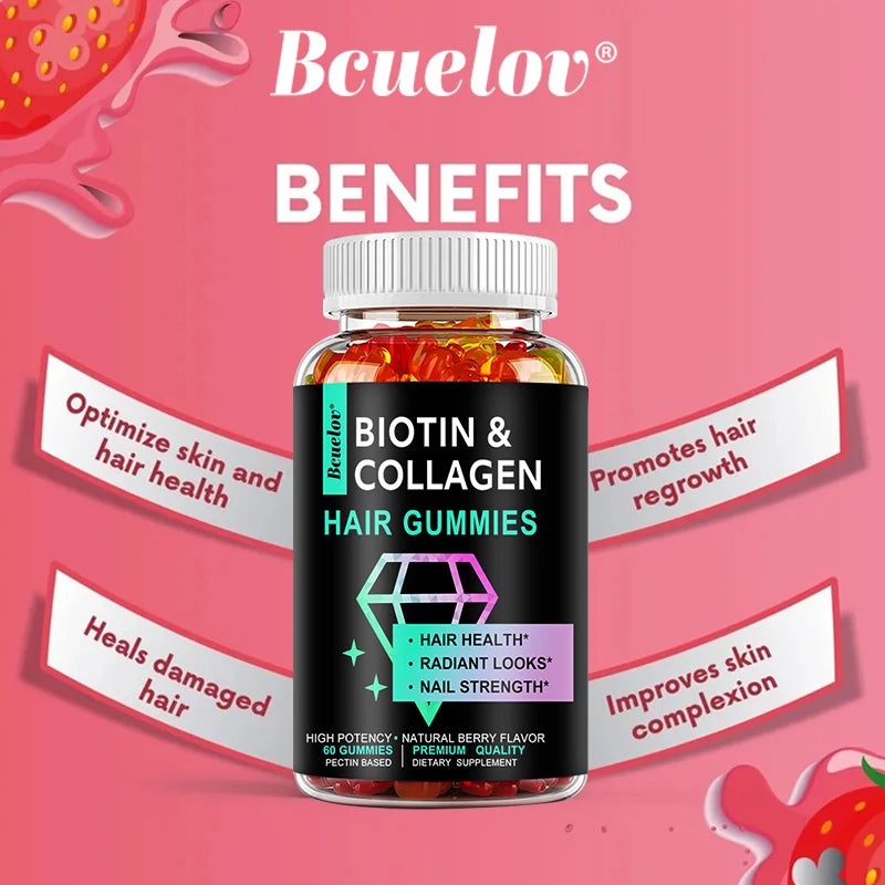 Non-GMO Biotin & Collagen Gummies