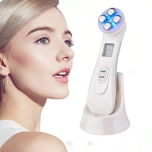 Facial Beauty Device EMS Microcurrent Introduction Facial Massager for Lifting and Firming Photon Skin Rejuvenation Anti-Wrinkle