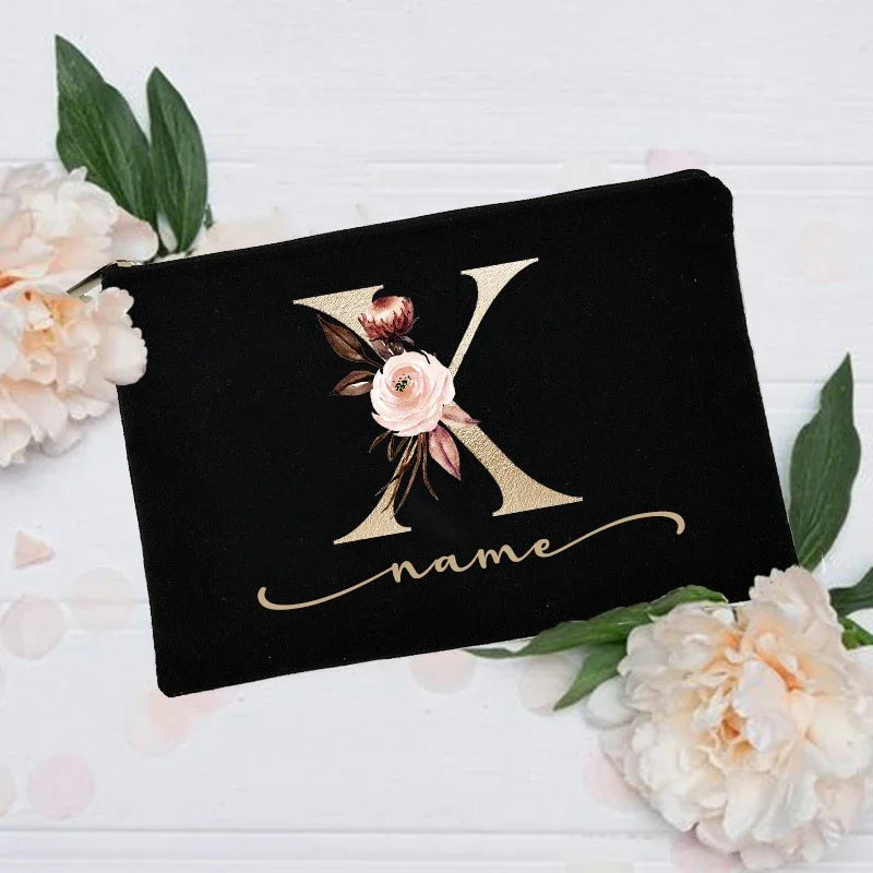 Custom Name Makeup Bag – Personalized Cosmetic Case