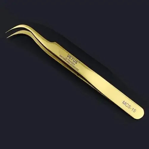 Vetus Premium Eyelash Tweezers – Fine Tip Tool