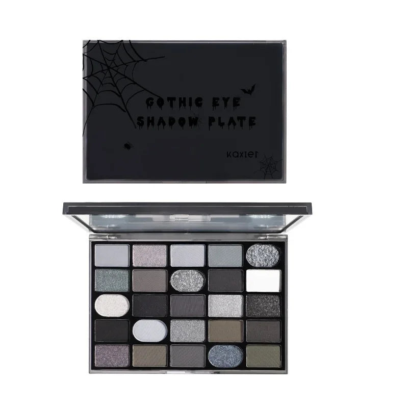 Black Smoky Eyeshadow Palette – Glitter Eye Makeup
