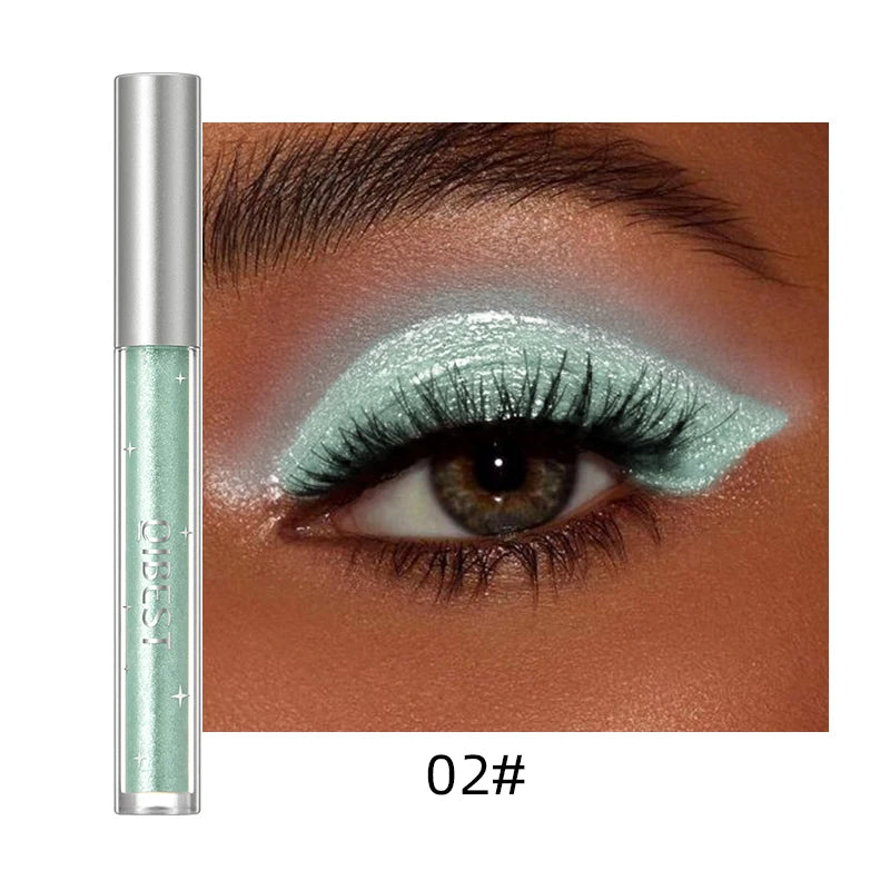 Qibest Glitter Eyeshadow – Long Lasting Shimmer