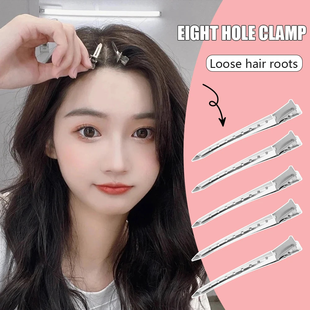 Stainless Steel Hair Clips – Salon Sectioning Pins