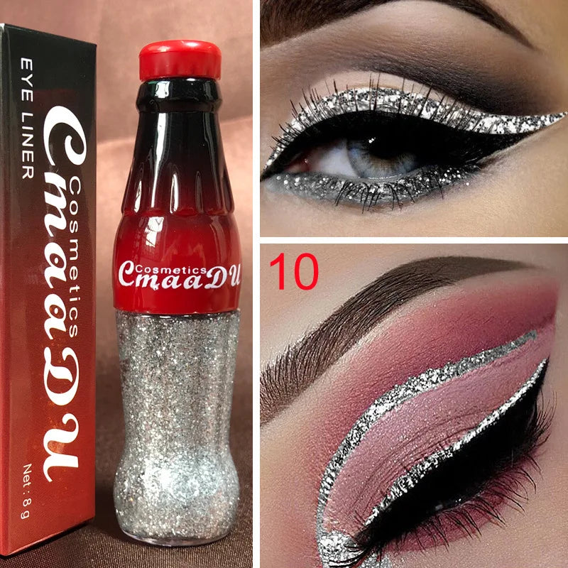 Glitter Liquid Eyeliner – Waterproof, Diamond Shiny Eye Pencil