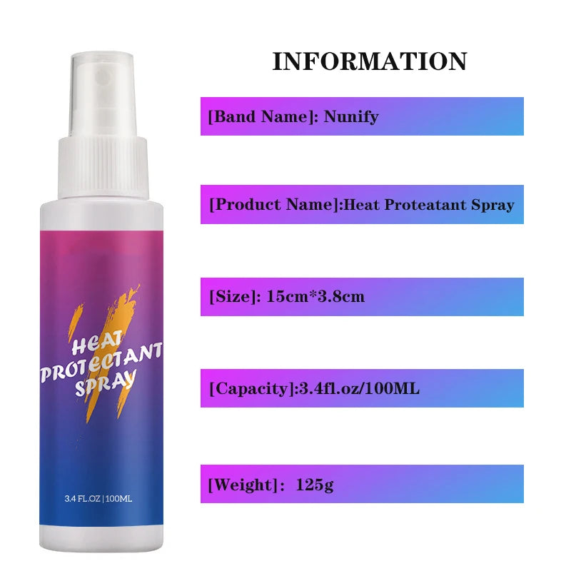 Heat Protectant Spray – Anti-Frizz Thermal Hair Shield