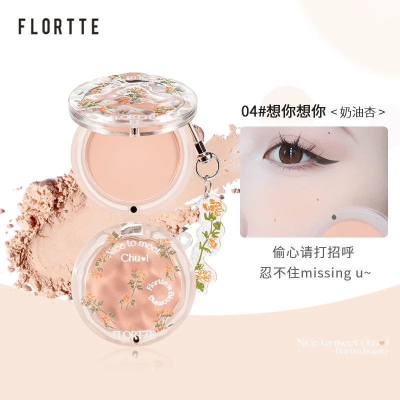 FLORTTE Make Up Blush Palette Korean Cosmetics First Kiss Blusher Long Lasting Fine Natural Highlighting Blushes