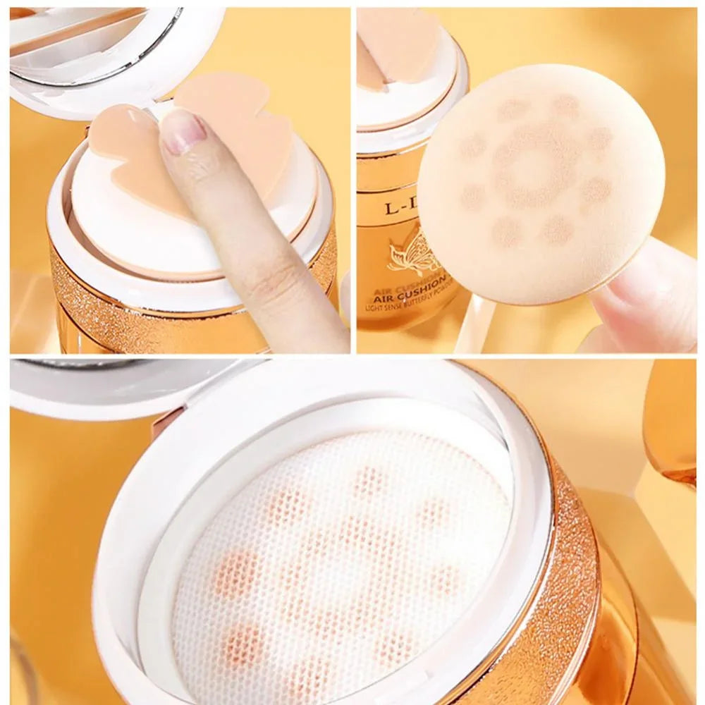Butterfly Puff Air Cushion Foundation – Moisturizing CC Cream