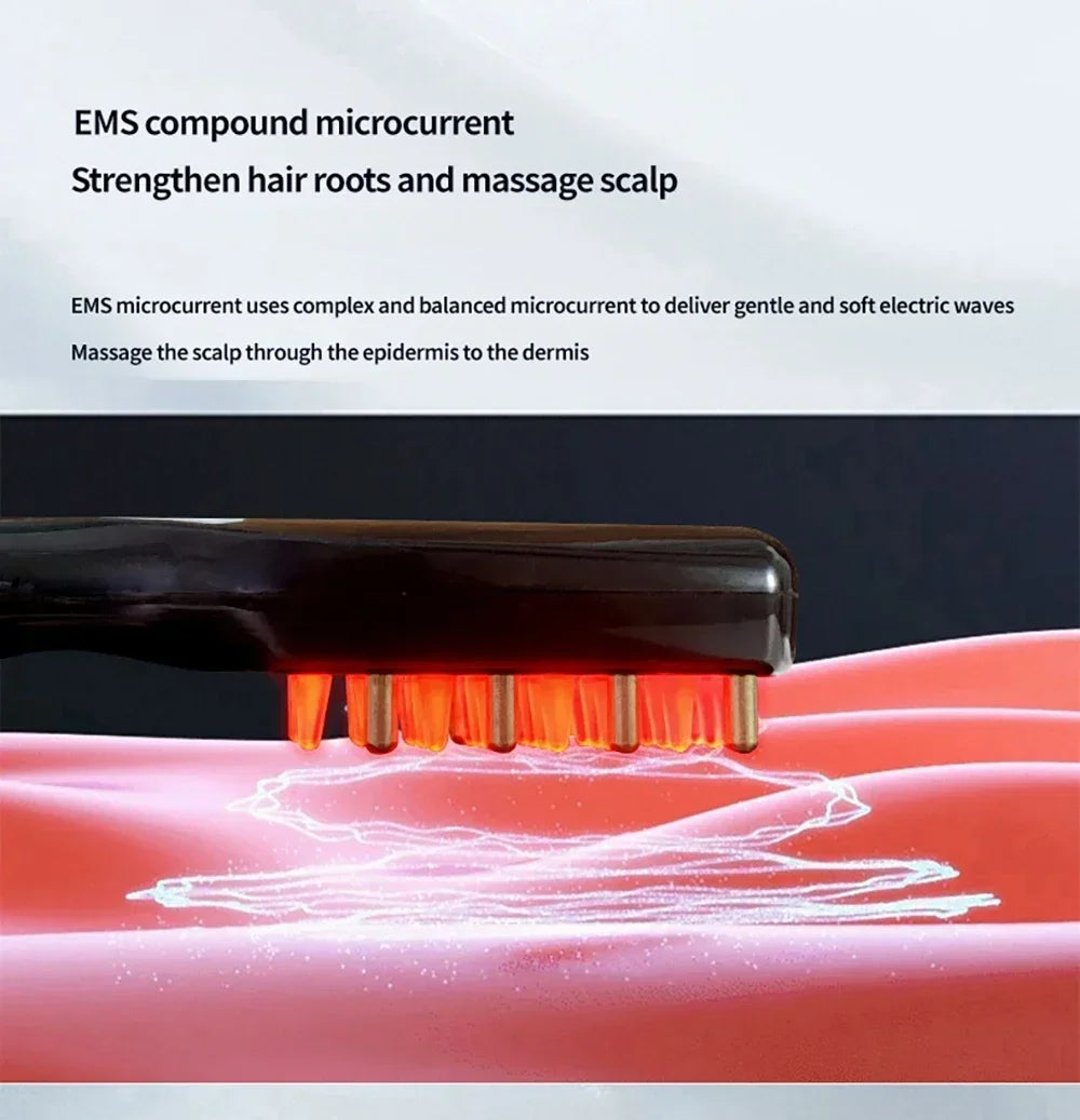 Electric Vibration Massage Comb – Hair Growth Therapy Tool