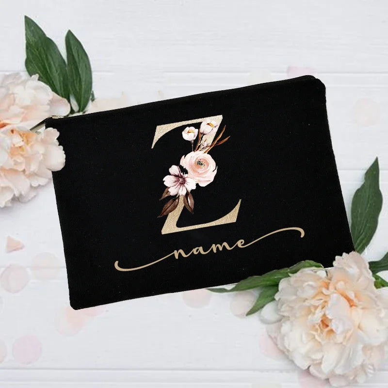 Custom Name Makeup Bag – Personalized Cosmetic Case