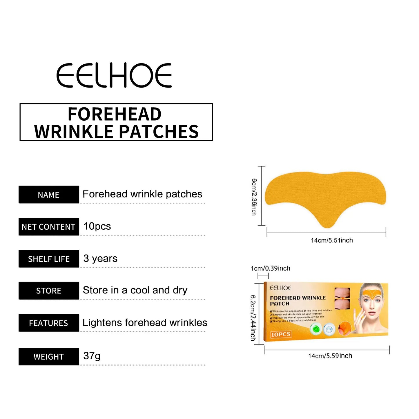 Forehead Wrinkle Patches – Firming & Anti-Aging Care