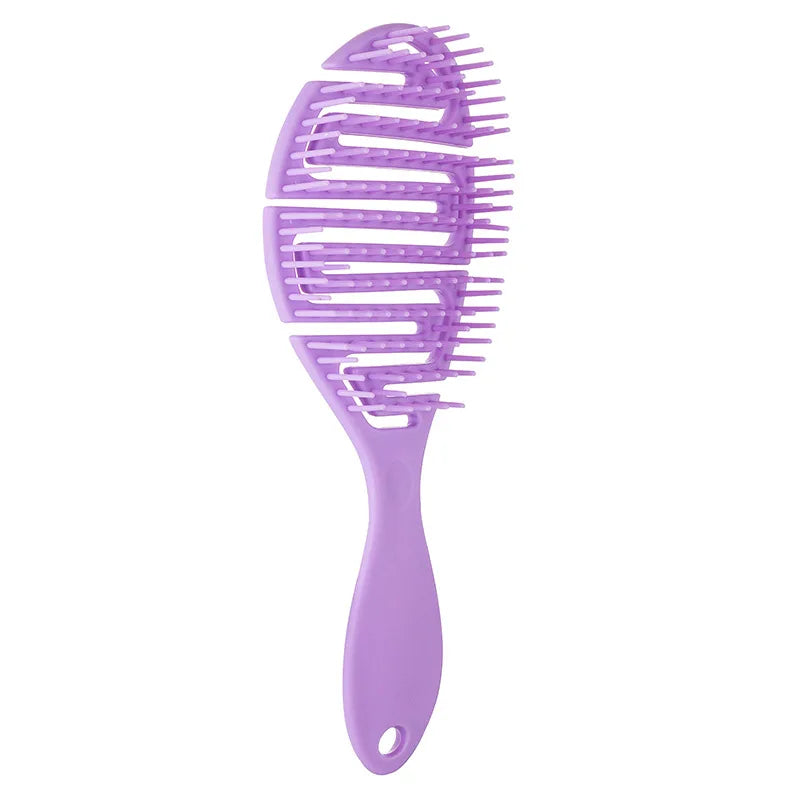 Self-Cleaning Massage Comb – Anti-Static Hairbrush for Women