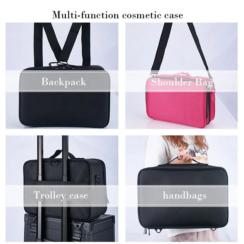 Large Cosmetic Makeup Bag – Travel Storage Case