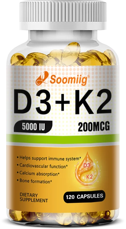 Vitamin K2 + D3 – Immune & Calcium Absorption Support (120 Ct)