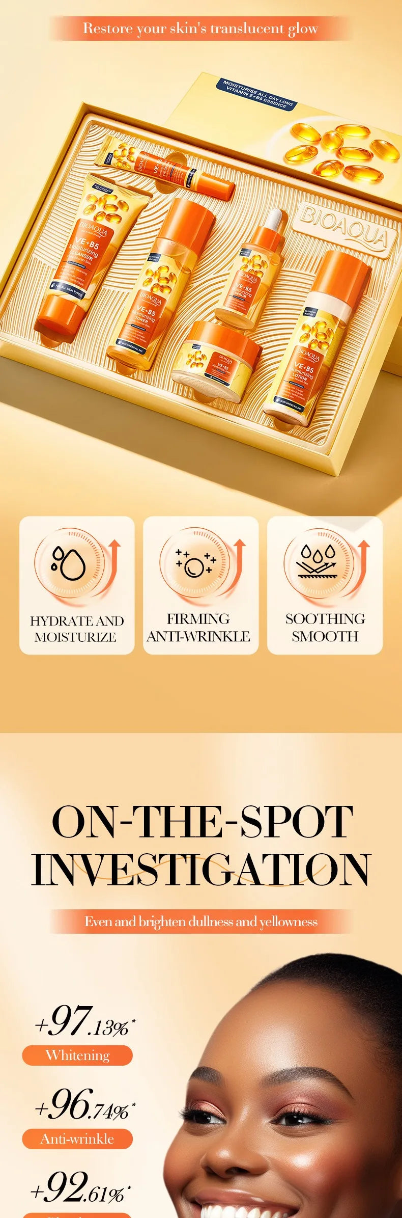 Vitamin EB5 Anti-Wrinkle Skincare Set – Firming & Lifting