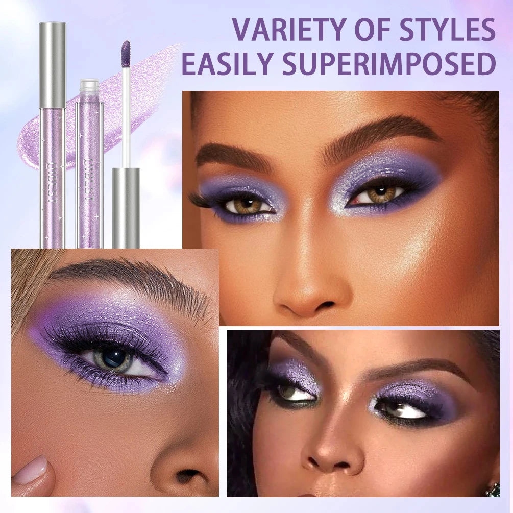 Qibest Glitter Eyeshadow – Long Lasting Shimmer