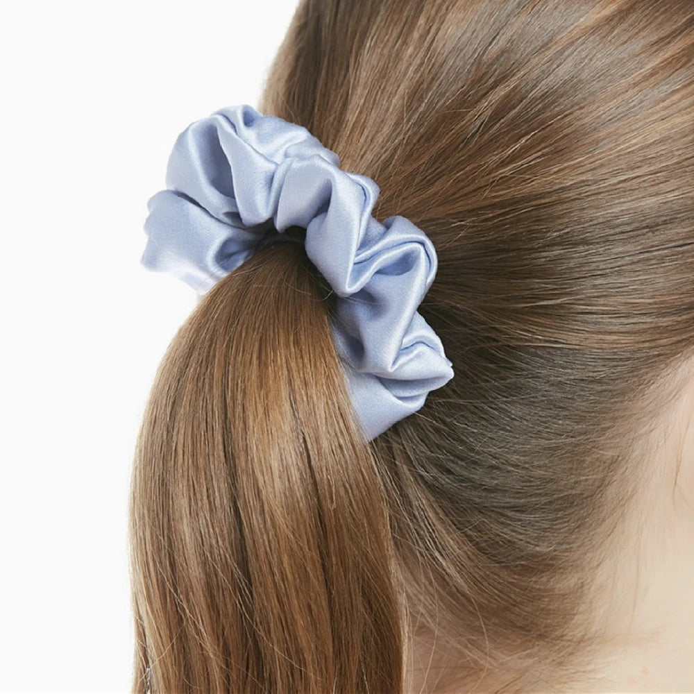 3-Piece Silk Scrunchies – Pure Mulberry Hair Ties
