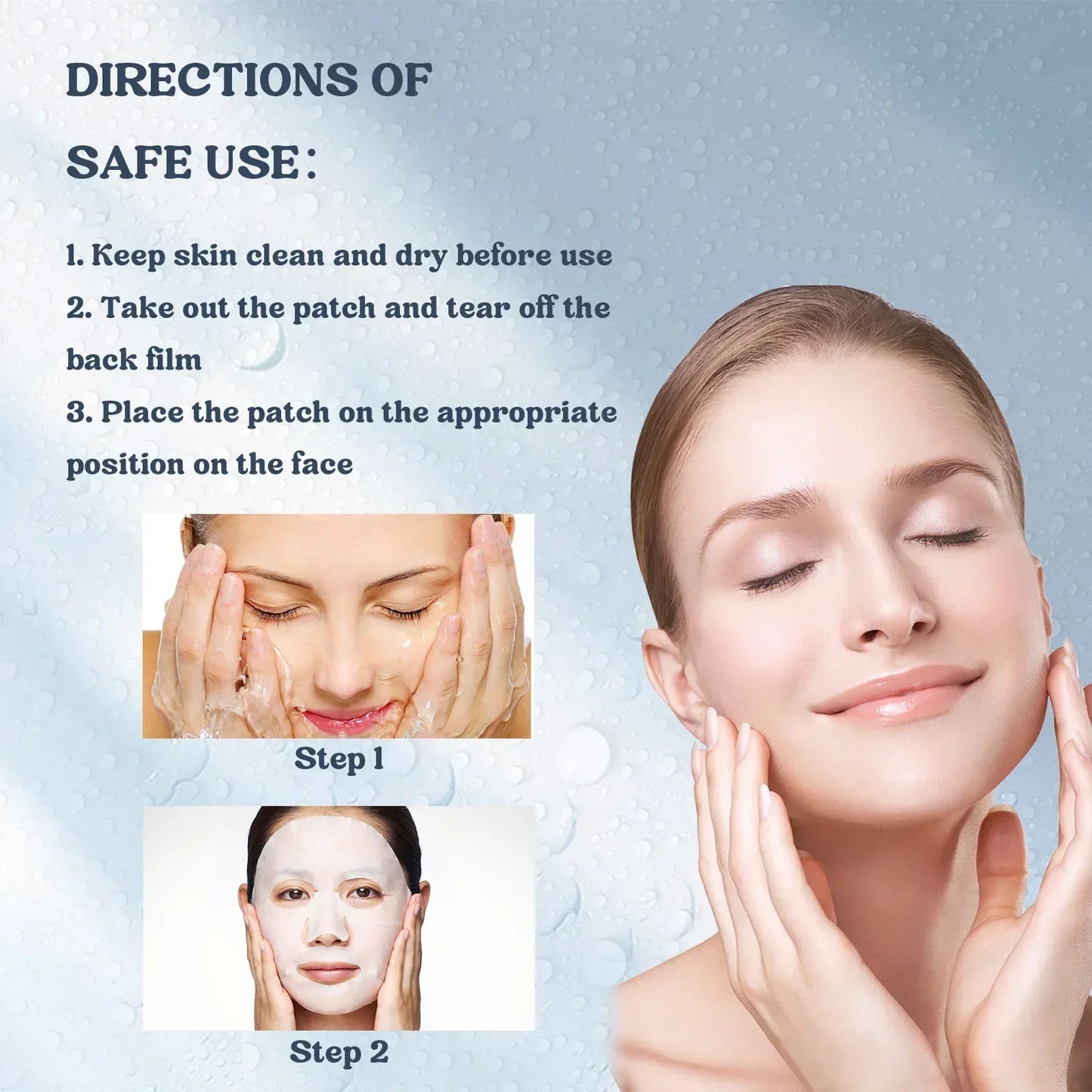 Face mask magic on the skin