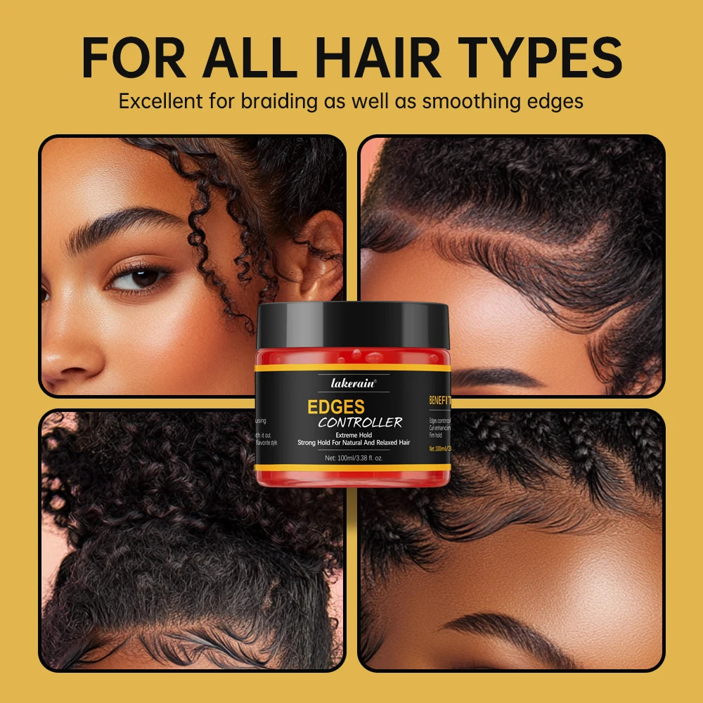 Edge Control Wax – Strong Hold Anti-Frizz Hair Gel