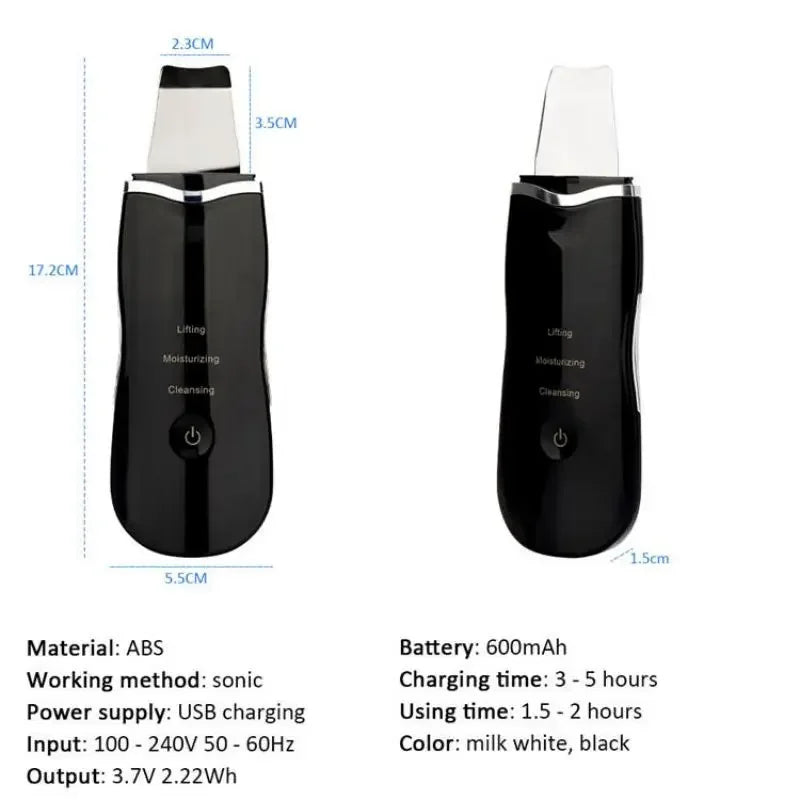 Ultrasonic Facial Cleaner – Blackhead & Peeling Device