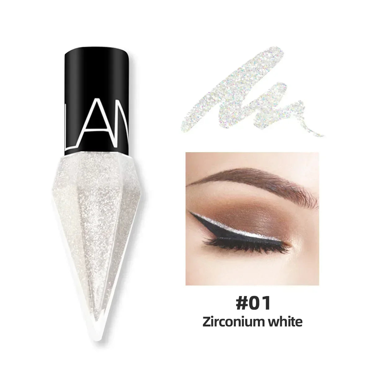 Diamond Shimmer Liquid Eyeliner – Waterproof 5-Color Set