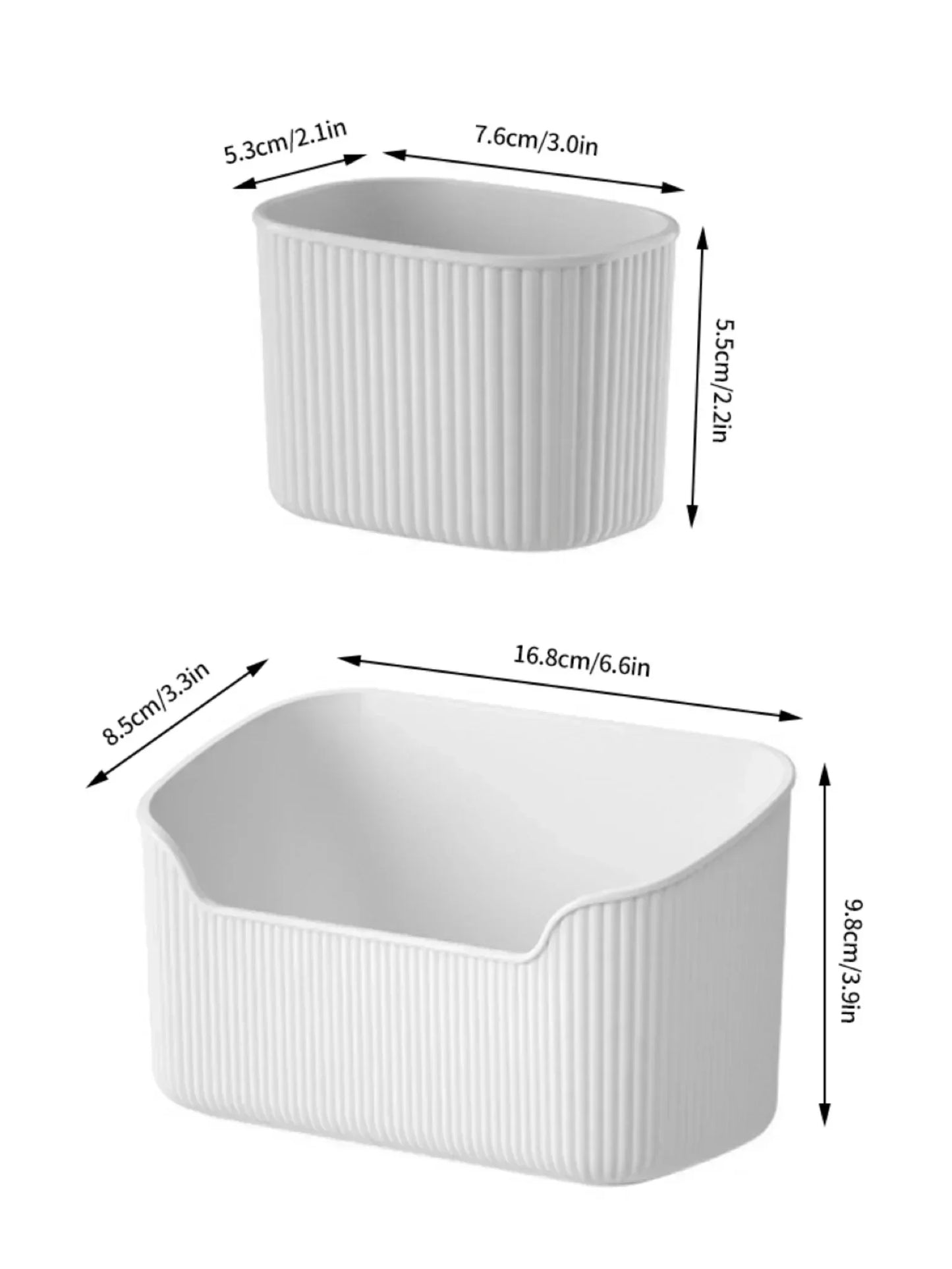Matte Cosmetic Organizer Box – Makeup Storage Tray