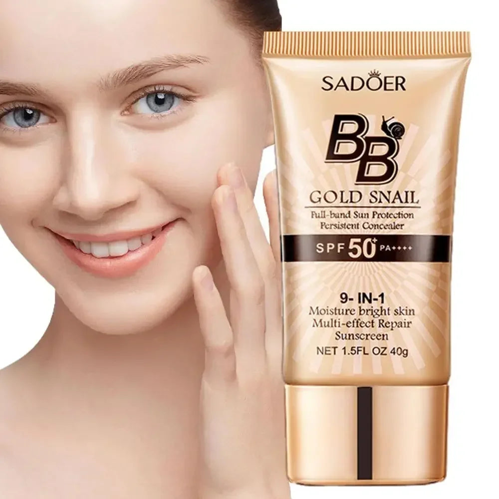 Gold Snail BB Cream SPF50+ – Whitening Sunscreen Foundation