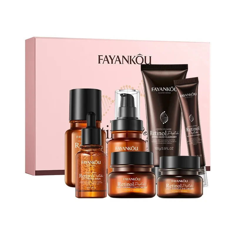 Retinol Peptide Skincare Set – Anti-Aging & Brightening Care