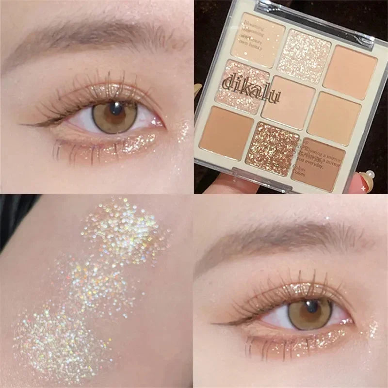 Knitted Eyeshadow Palette – Glitter & Matte