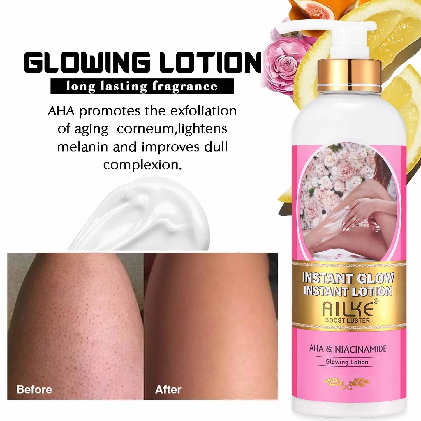 AILKE Skin Glow Body Lotion – Whitening & Moisture