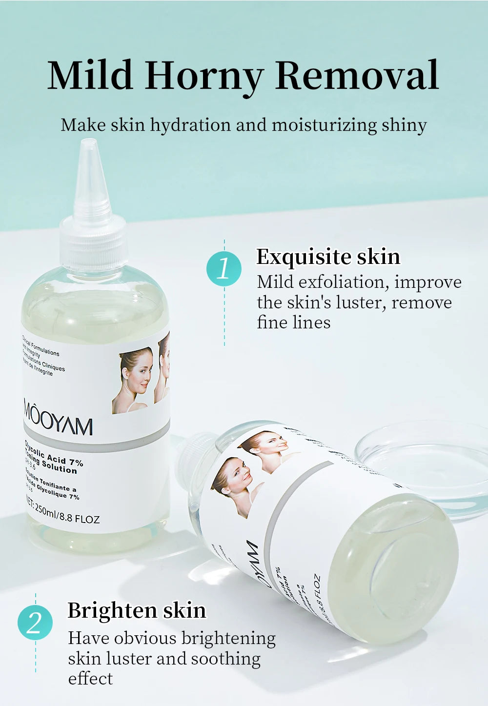 7% Glycolic Acid Toner – Hydrating & Exfoliating (250ml)