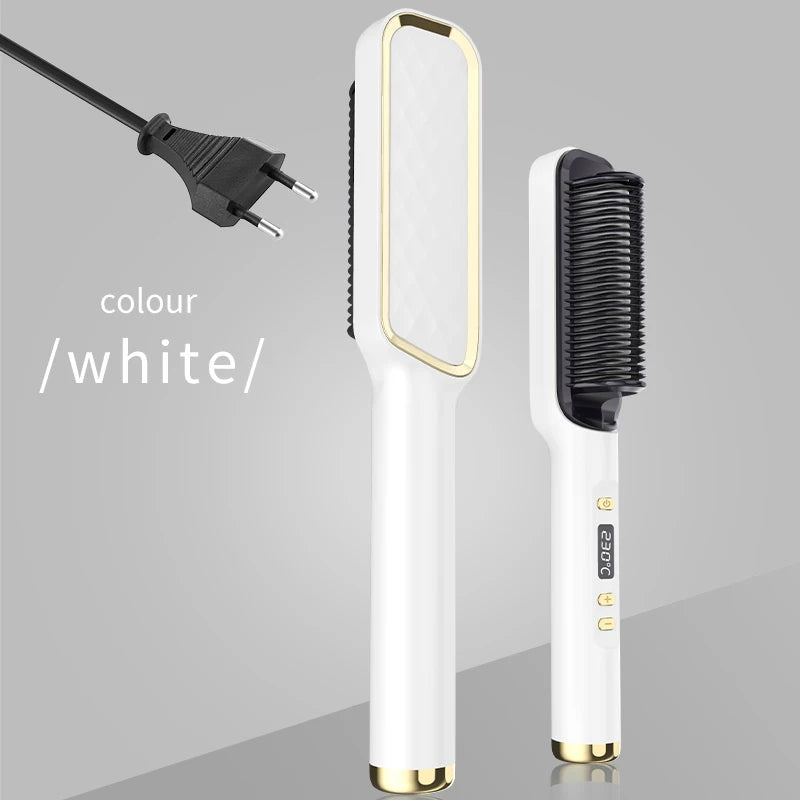 Electric Hot Comb – Ionic Straightening Brush, Anti-Scald