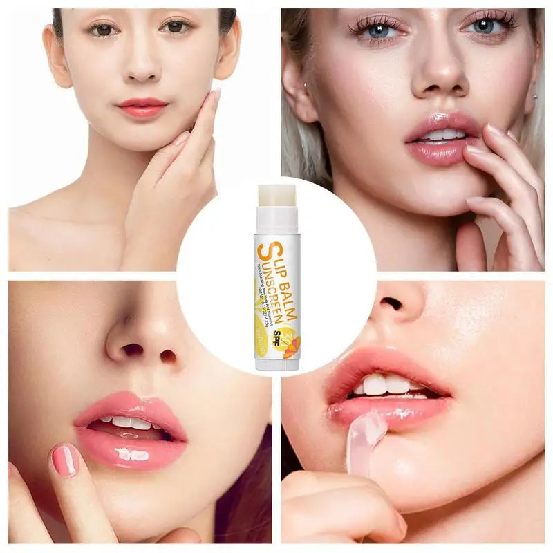 Natural Lip Balm SPF 30 – Moisturizing Fruit Flavor Sticks