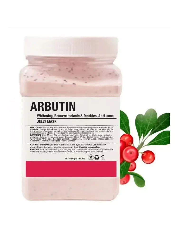 Arbutin Rose Jelly Mask Powder – Hydrojelly Peel-Off (650g)