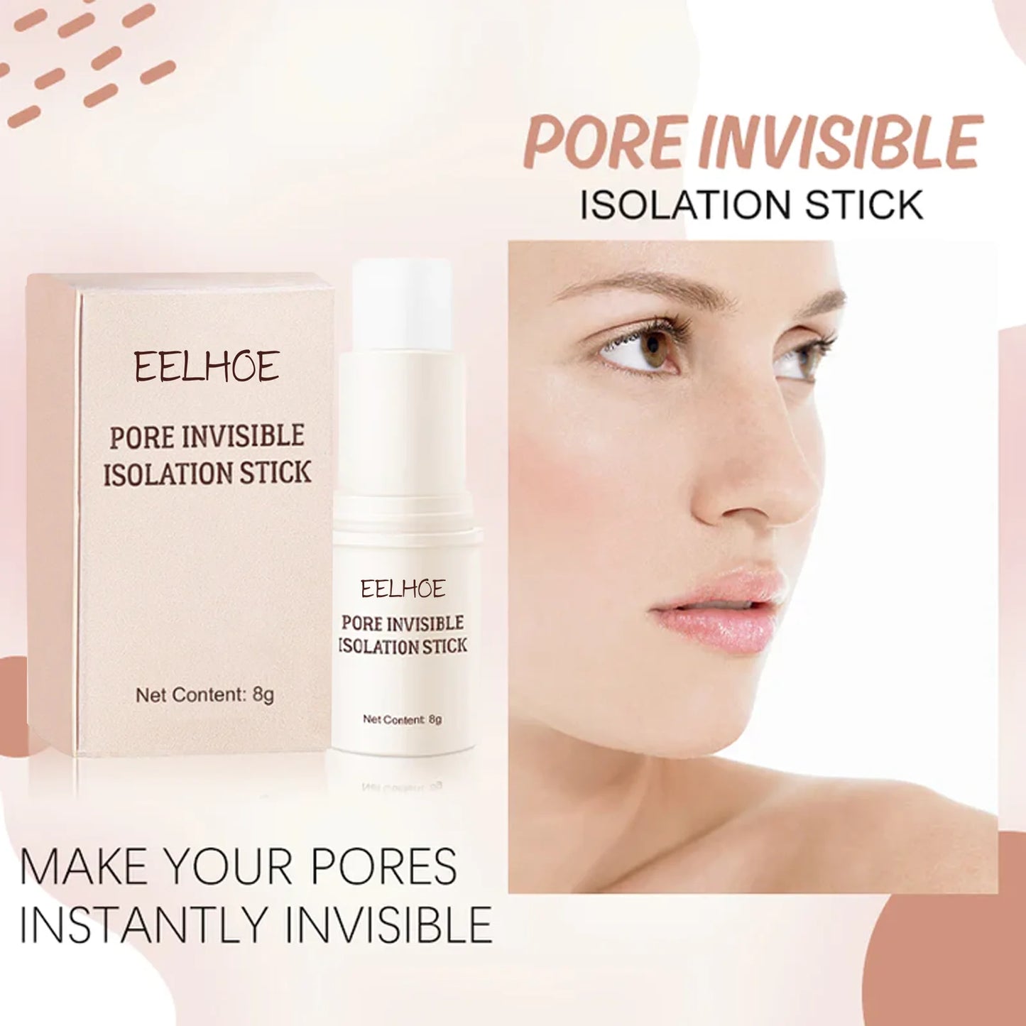 Invisible Pore Stick – Matte Waterproof Face Concealer Base