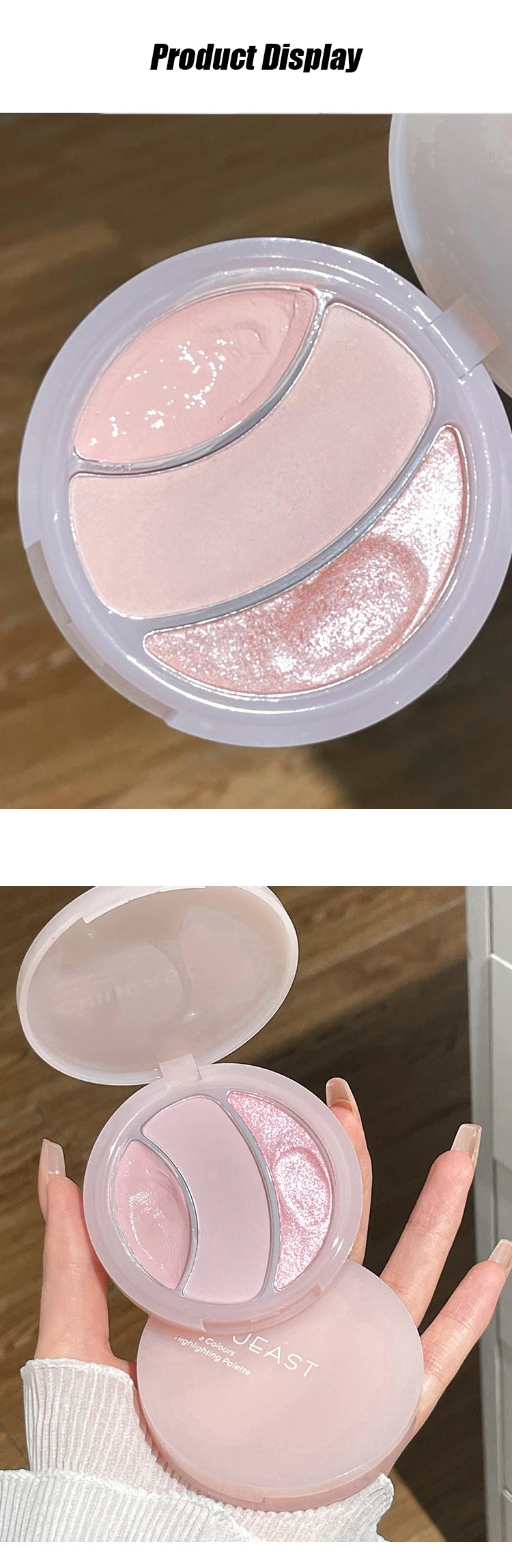 3-Color Highlighter Palette