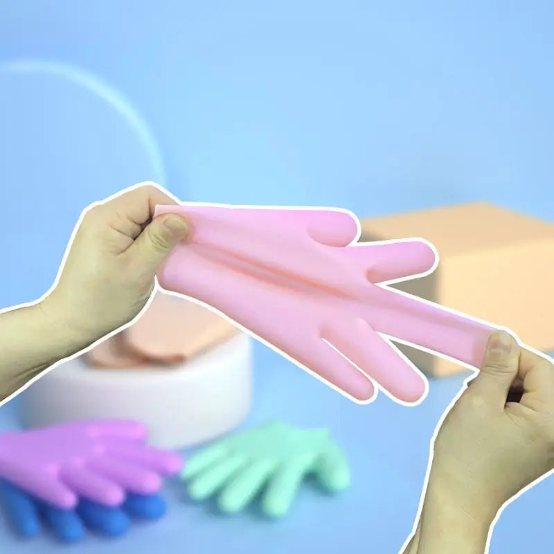 Anti-Slip Silicone Moisturizing Gloves – Repair Dry Hands