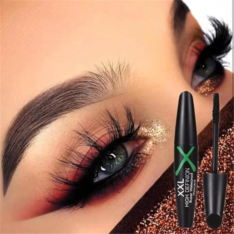 4D Silk Fiber Mascara – Waterproof, Long-Lasting Lash Extension